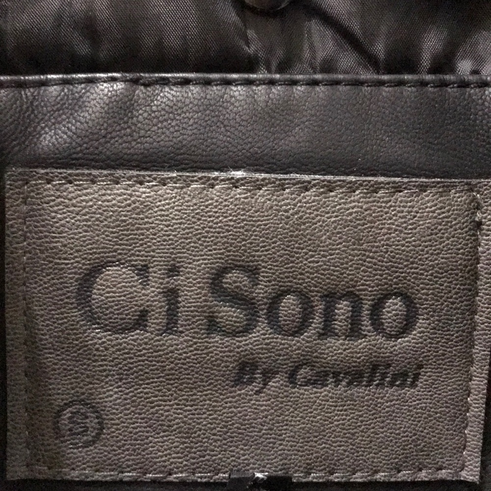 NWOT. Black Vegan Leather Moto Jacket. - Picture 3 of 3